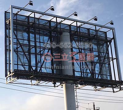 制作高速公路立柱高炮三面翻廣告牌有什么要求？
