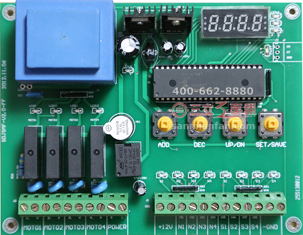 三面翻四路電機控制器系統(tǒng)技術參數(shù)設置與接線圖文詳解 三面翻四路電機控制器系統(tǒng)技術參數(shù)設置與接線圖文詳解